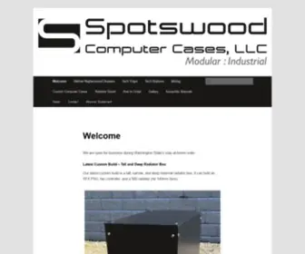 Spotswoodcomputercases.com(Spotswood Computer Cases) Screenshot