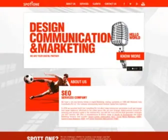 Spott-One.com(Digital marketing company) Screenshot