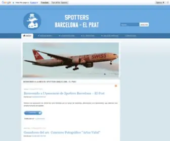 Spotters-Barcelona-EL-Prat.org(Spotters Barcelona) Screenshot