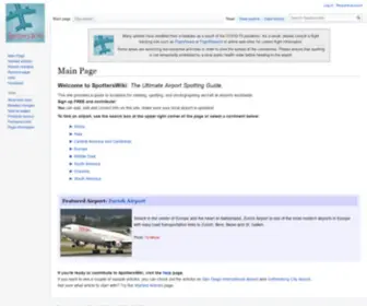 Spotterswiki.com(SpottersWiki) Screenshot