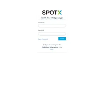 SpotXknowledge.com(SpotX Knowledge) Screenshot