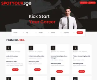 Spotyourjob.com(Spot Your Job) Screenshot