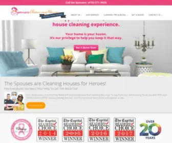 Spousescleaninghouses.com(Spouses Cleaning Houses) Screenshot