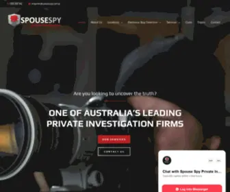 Spousespy.com.au(Australia's Best Private Investigation Agency) Screenshot