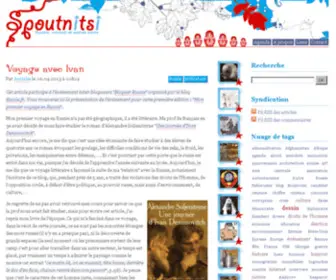 Spoutnitsi.net(Russie, novosti et autres blinis) Screenshot