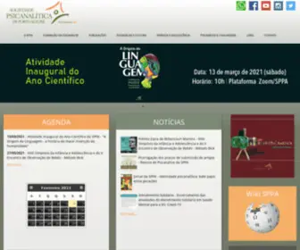 Sppa.org.br(Sociedade Psicanalítica de Porto Alegre) Screenshot