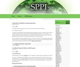 Sppiblog.org(The SPPI Blog) Screenshot