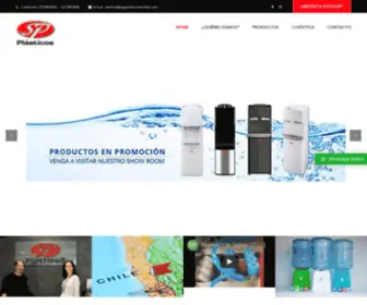 SPplasticoschile.com(VENTA DE BIDONES PARA AGUA PURIFICADA) Screenshot