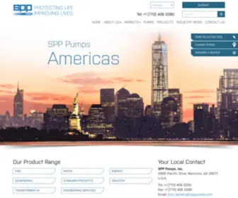 SPppumps.com(Centrifugal Pump Manufacturer) Screenshot