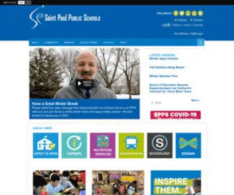 SPPS.org(Saint Paul Public Schools) Screenshot
