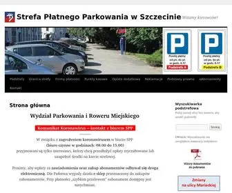 SPP.szczecin.pl(Strefa Płatnego Parkowania w Szczecinie) Screenshot