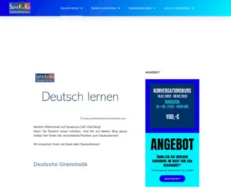 Sprachekulturkommunikation.com(Deutsch lernen) Screenshot