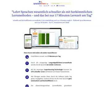 Sprachenlernen24.de(Sprachkurse mit einzigartiger Langzeitged) Screenshot