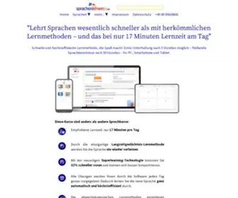 Sprachenlernen24.eu(Sprachkurse mit einzigartiger Langzeitgedächtnis) Screenshot