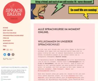 Sprachsalon-Berlin.de(Sprachschule Berlin) Screenshot