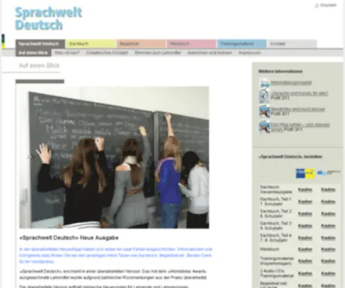 Sprachwelt.ch(Auf einen Blick) Screenshot