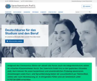 SprachZentrum-Profil.de(Deutschkurse (A1) Screenshot