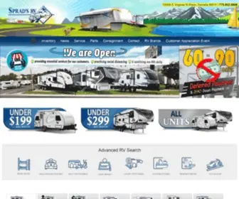 Spradsrv.com(Sprads RV Reno Nevada) Screenshot