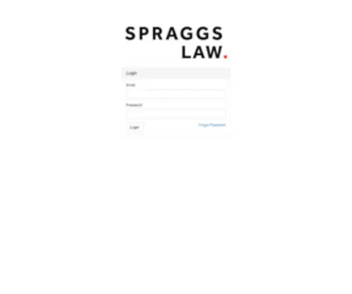 Spraggsonline.com(Spraggs Law) Screenshot