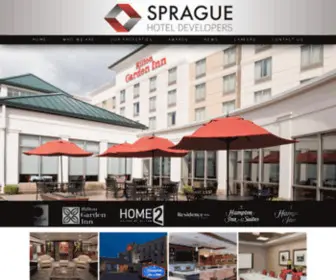 Spraguehotels.com(Sprague Hotel Developers) Screenshot