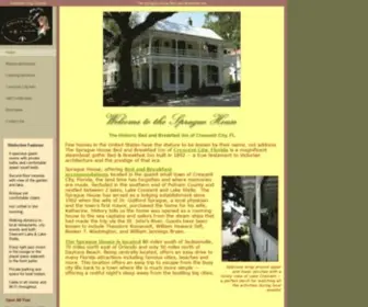 Spraguehouse.com(The Sprague House Bed & Breakfast Inn) Screenshot