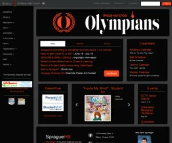 Spraguehs.com(Sprague High School) Screenshot