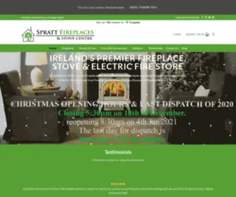 Sprattfireplaces.ie(Spratts Fireplaces and Stove Centre) Screenshot