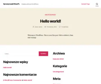 Sprawynauki.waw.pl(Kolejna witryna WordPress) Screenshot