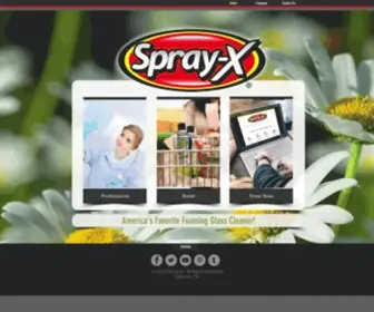 Spray-X.com(Foaming Glass Cleaner) Screenshot