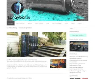 Spraybar.de(Kunst ist spraybar) Screenshot