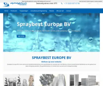 Spraybest.nl(Spraybest Europe B.V) Screenshot