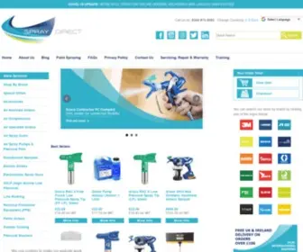 Spraydirect.co.uk(Paint Spray Equipment For Contractors From Spray Direct) Screenshot