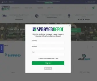 Sprayerdepot.com(Spray Equipment) Screenshot