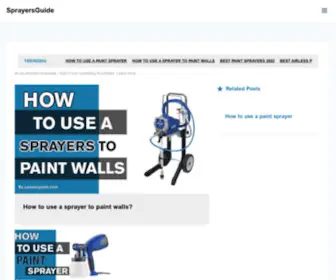 Sprayersguide.com(Best Professional Paint Sprayers for Commercial Use) Screenshot