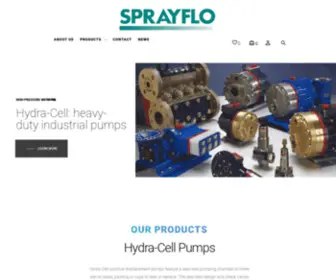 Sprayflo.com.au(High Pressure Water Pumps & Spraying Equipment) Screenshot