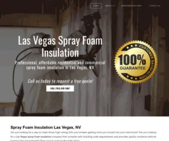 Sprayfoaminsulationlasvegas.com(Las Vegas Spray Foam Insulation) Screenshot