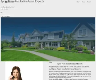 Sprayfoaminsullationlocalexperts.com(Spray Foam Insullation Local Experts) Screenshot