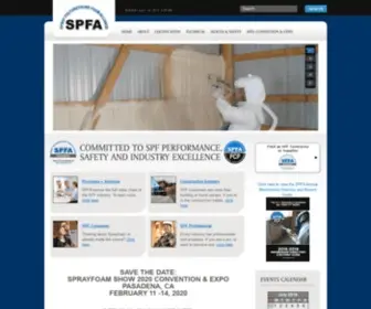 Sprayfoam.org(Spray Polyurethane Foam Alliance) Screenshot