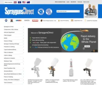 Spraygunsdirect.co.uk(DeVilbiss Gti Pro Gti Pro lite FLG5 Satajet) Screenshot