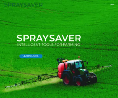 Spraysaver.co.uk(Intelligent tools for farming) Screenshot