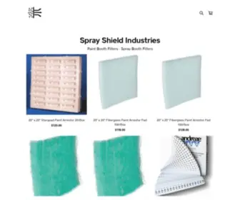 Sprayshield.com(Spray Shield Industries) Screenshot