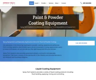 Spraytechsys.com(Electrostatic Painting) Screenshot