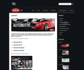 Spraywayautomotive.com(Sprayway Automotive) Screenshot