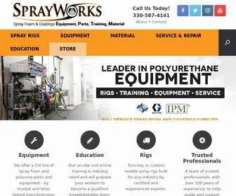 Sprayworksequipment.com(SprayWorks Equipment) Screenshot