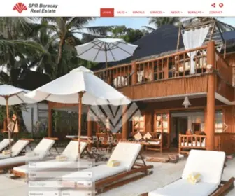 SPrboracay.com(Boracay Real Estate l Resorts l Condo l Land l Houses l Real Estate Services) Screenshot