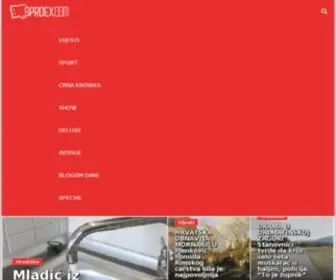 SPrdex.com(Gdje prestaje vijest) Screenshot