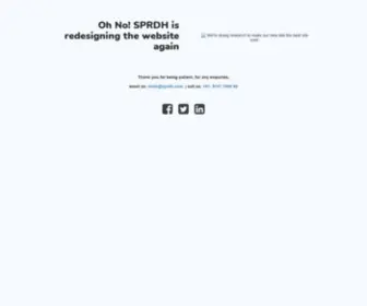 SPRDH.com(Web application) Screenshot
