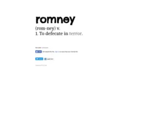 Spreadingromney.com(Romney) Screenshot