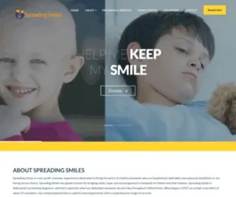 Spreadingsmiles.org(Spreading Smiles) Screenshot