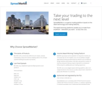 Spreadmarket.com(Online Trading Platform) Screenshot